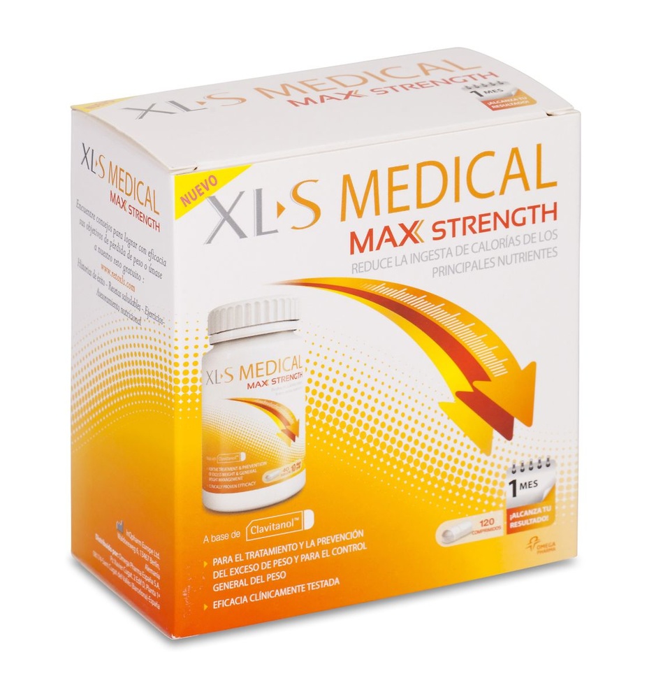 Comprar Xls Medical Max Strength 120 comprimidos marca OMEGA PHARMA